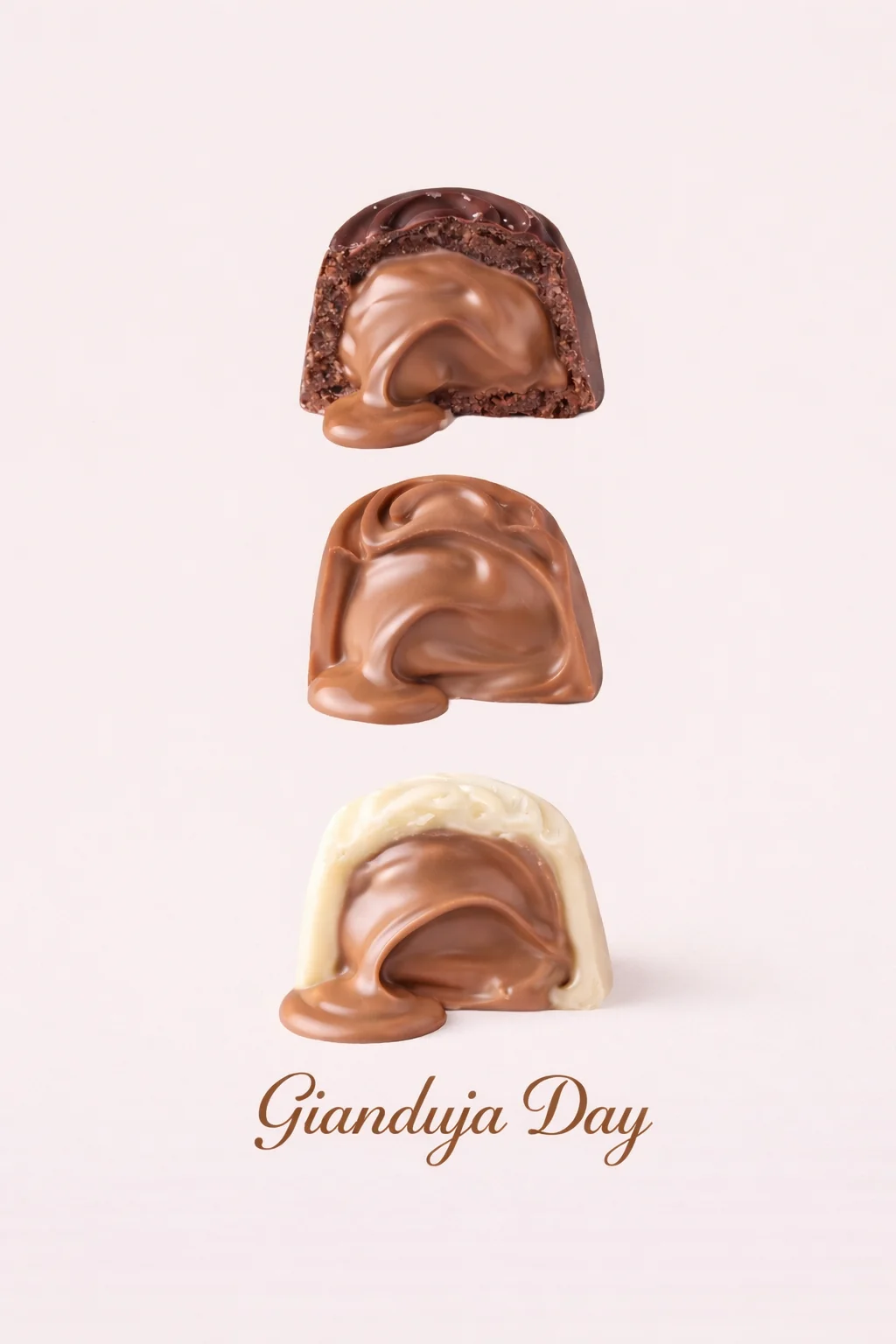 Bombones de gianduja de 9stems, tres versiones de chocolate